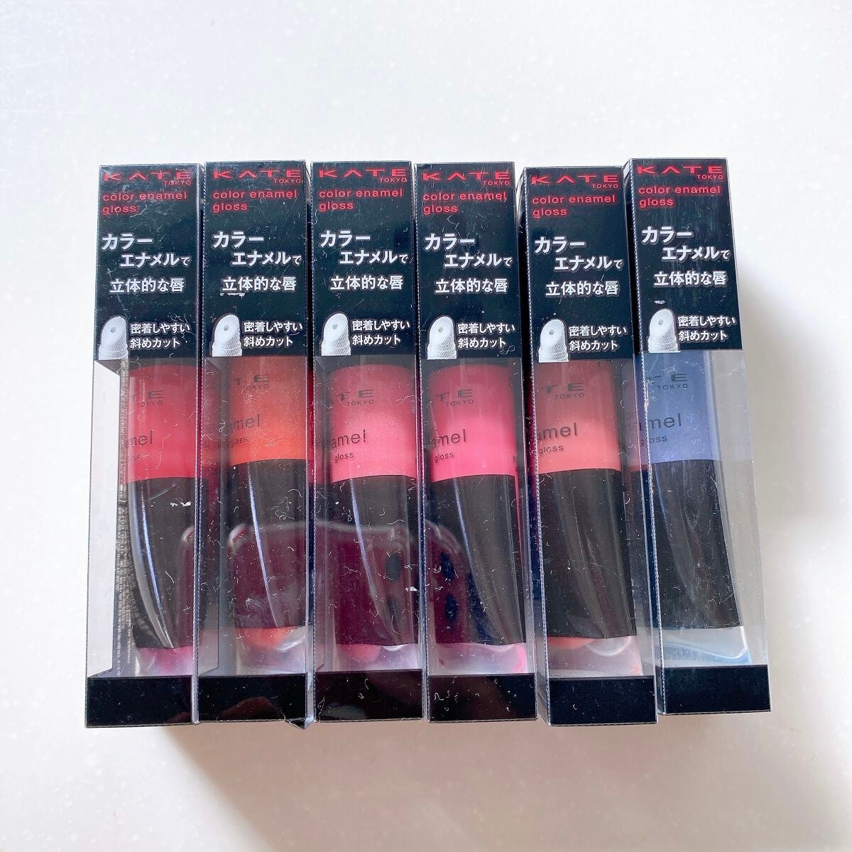 カラーエナメルグロス/KATE/リップグロスを使ったクチコミ(3枚目)