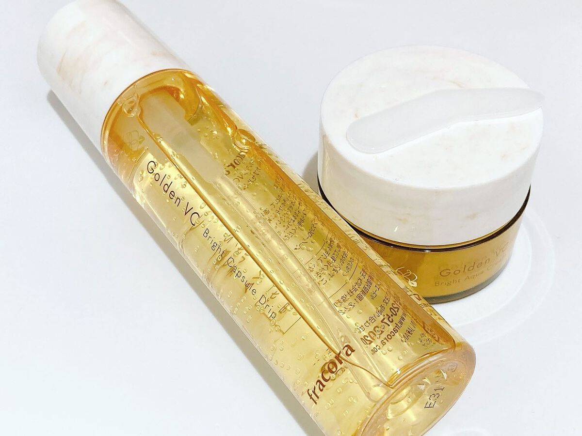 ゴールデンVC ブライト カプセルドリップ/fracora/化粧水を使ったクチコミ（1枚目）