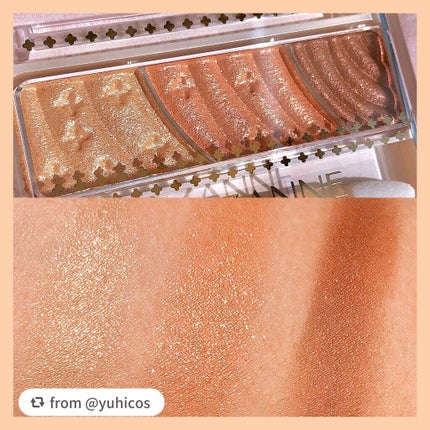 トーンアップアイシャドウ/CEZANNE/アイシャドウパレットを使ったクチコミ(2枚目)