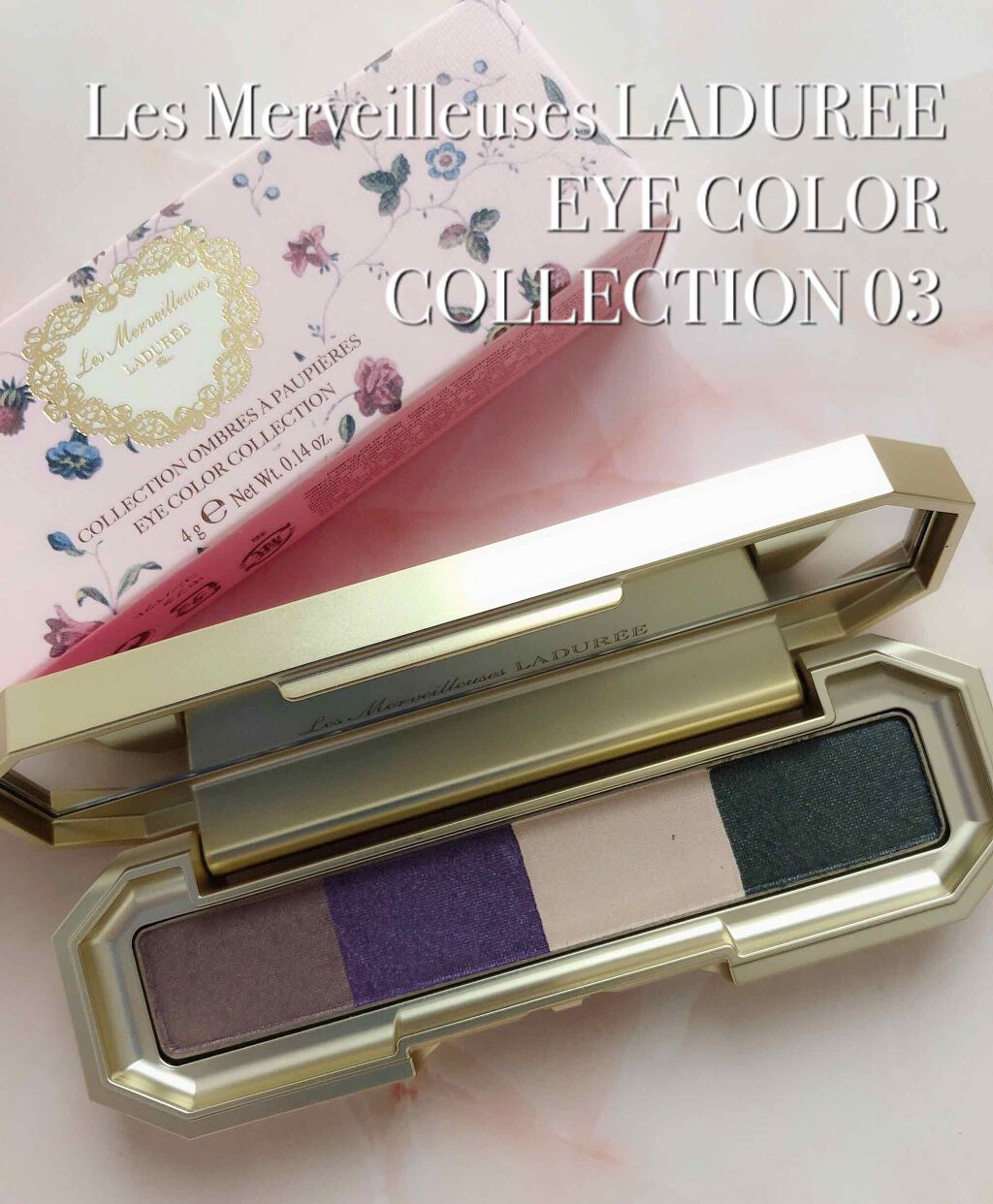 アイカラー コレクション/レ・メルヴェイユーズ ラデュレ/アイシャドウパレットを使ったクチコミ(1枚目)