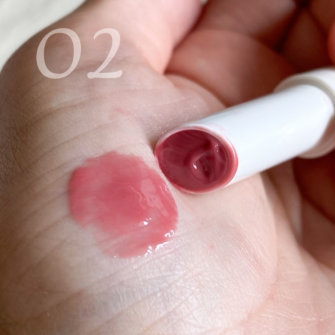 ベアグローペプチドメルティングバーム/PINATE/口紅を使ったクチコミ（2枚目）