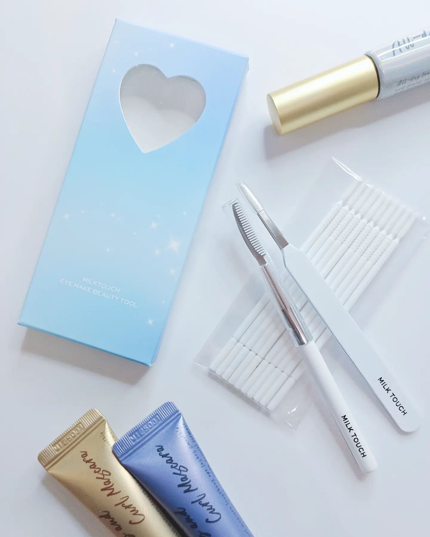 オールデイ ボリュームアンドカールマスカラ ブラック(限定パッケージ)/Milk Touch/マスカラを使ったクチコミ（2枚目）