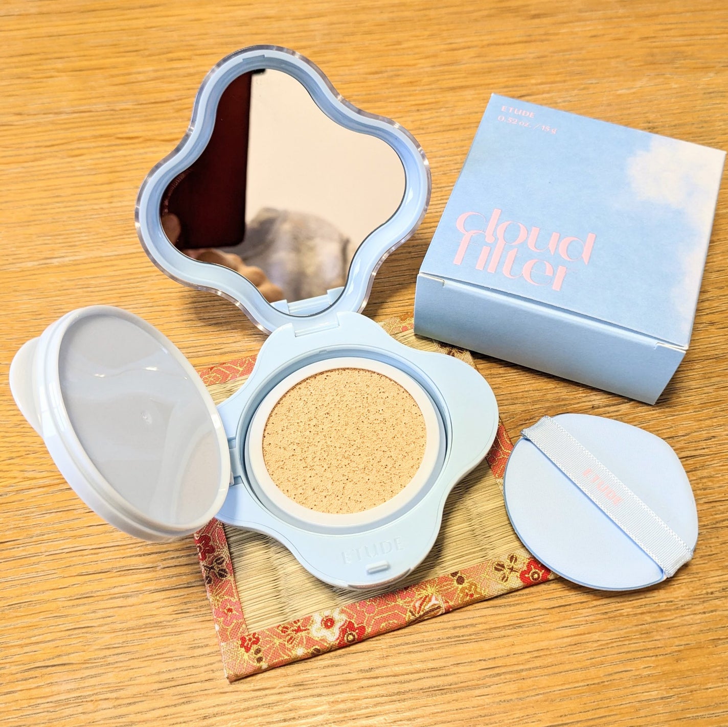 クラウドフィルタークッション/ETUDE/クッションファンデーションを使ったクチコミ(3枚目)