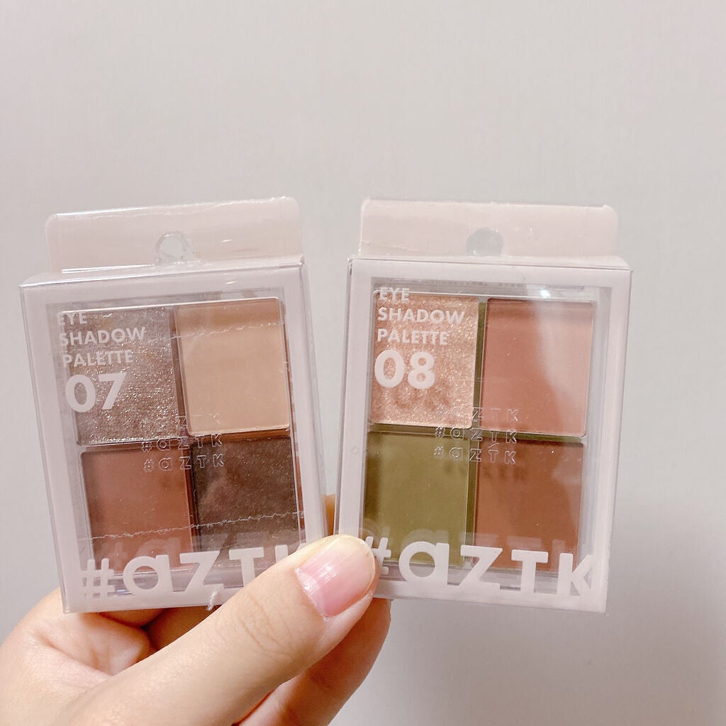 4色アイシャドウパレット/aZTK/アイシャドウパレットを使ったクチコミ(1枚目)