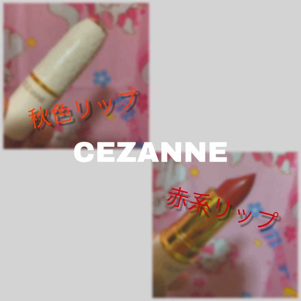 ラスティング リップカラーN/CEZANNE/口紅を使ったクチコミ（1枚目）