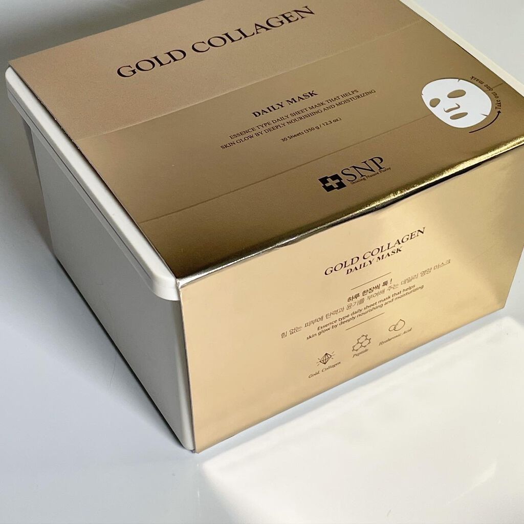 ゴールドコラーゲンデイリーマスク/SNP/シートマスク・パックを使ったクチコミ（1枚目）