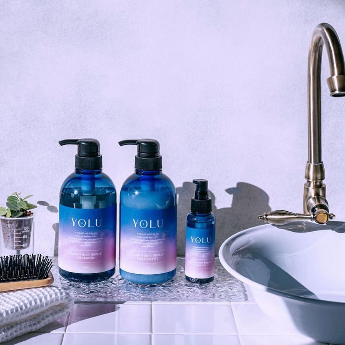 カームナイトリペアシャンプー/トリートメント/YOLU/市販シャンプーを使ったクチコミ(2枚目)