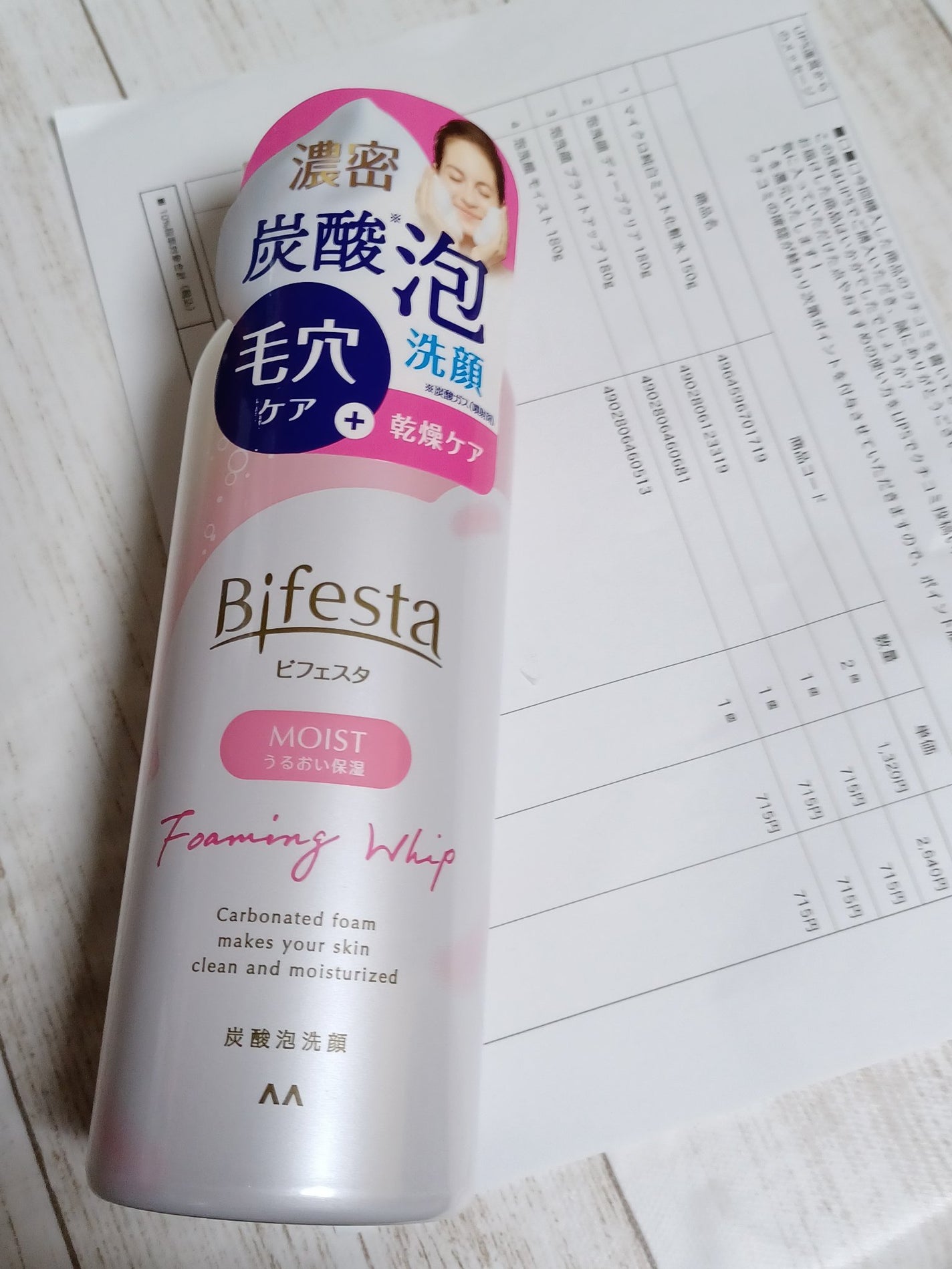 泡洗顔 セラムモイスト/ビフェスタ/泡洗顔を使ったクチコミ(4枚目)