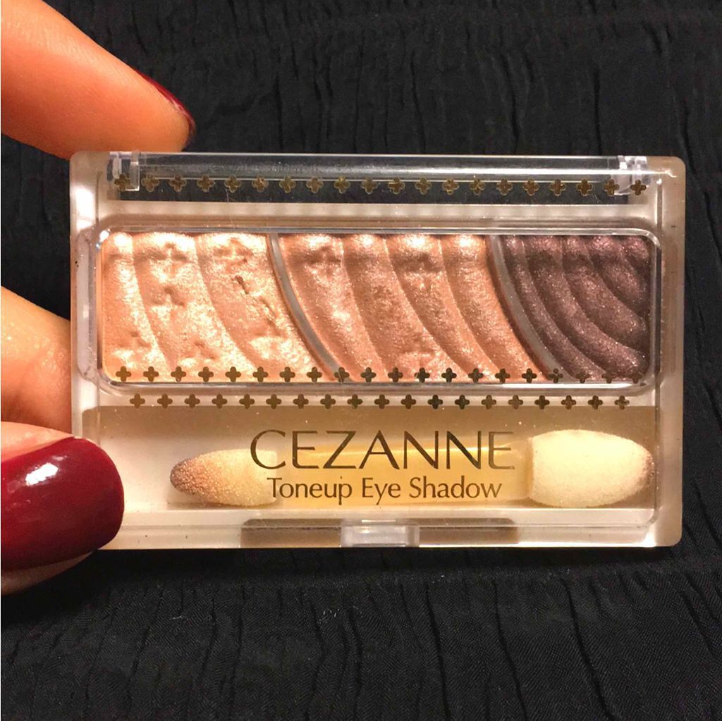トーンアップアイシャドウ/CEZANNE/アイシャドウパレットを使ったクチコミ(1枚目)