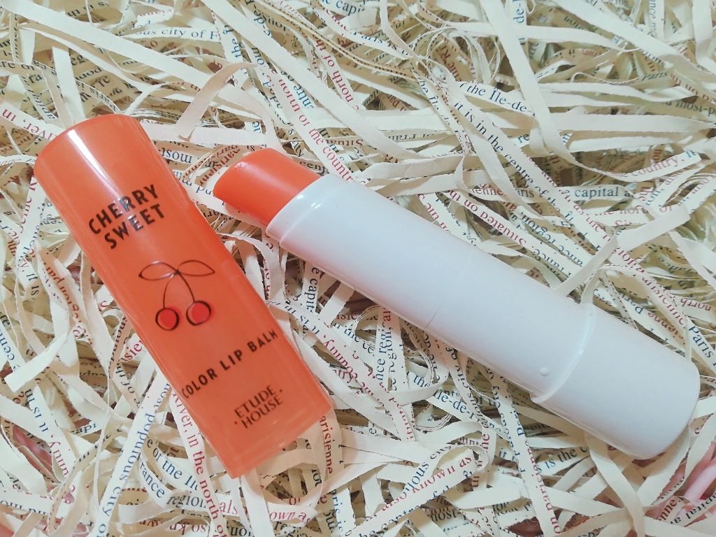 チェリースイート カラーリップバーム/ETUDE/口紅を使ったクチコミ（2枚目）