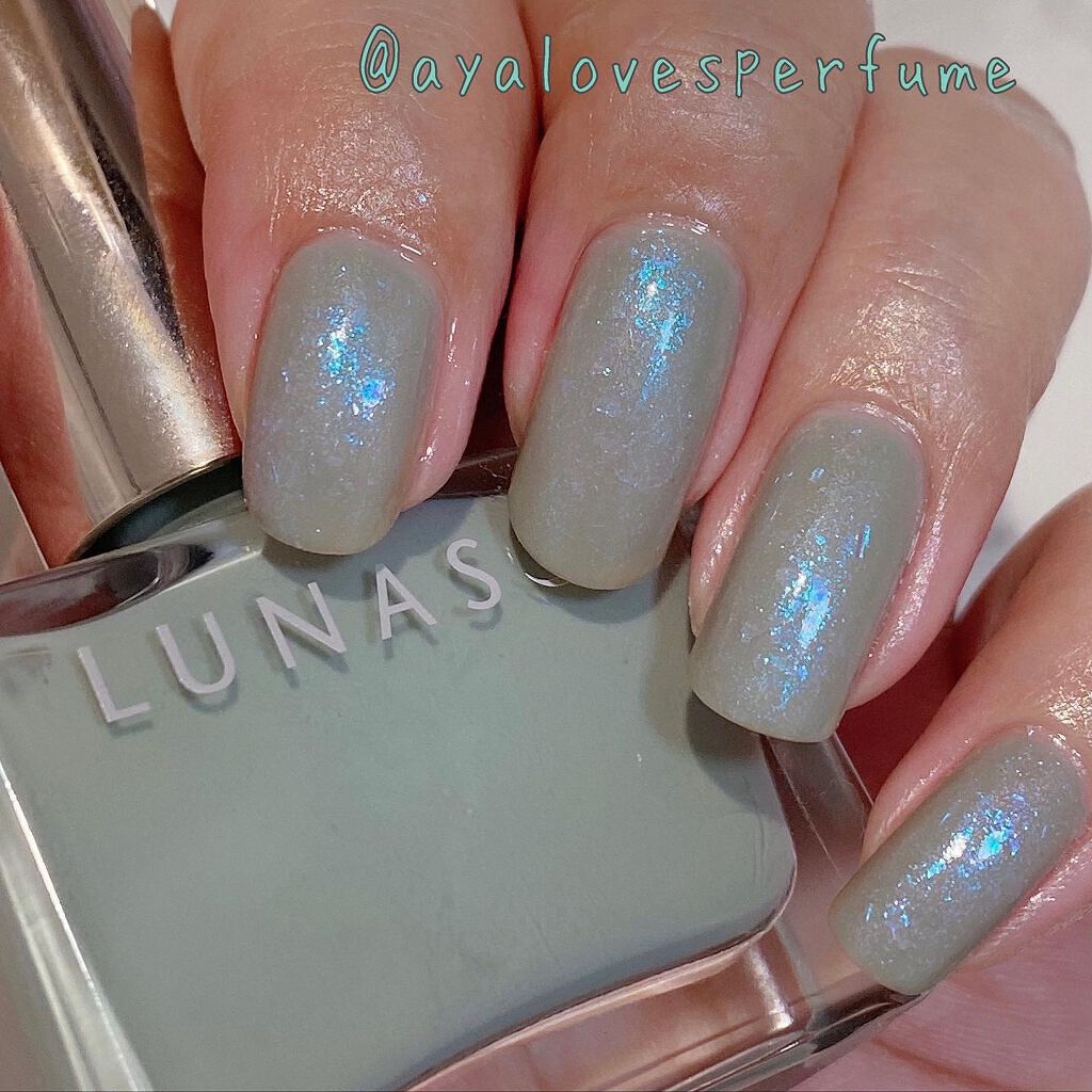 ルナソル ネイルポリッシュ EX07 Cedar Green/LUNASOL/マニキュアを使ったクチコミ（2枚目）