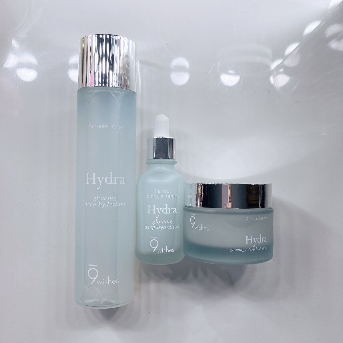 ハイドラアンプルクリーム/9Wishes/フェイスクリームを使ったクチコミ（1枚目）