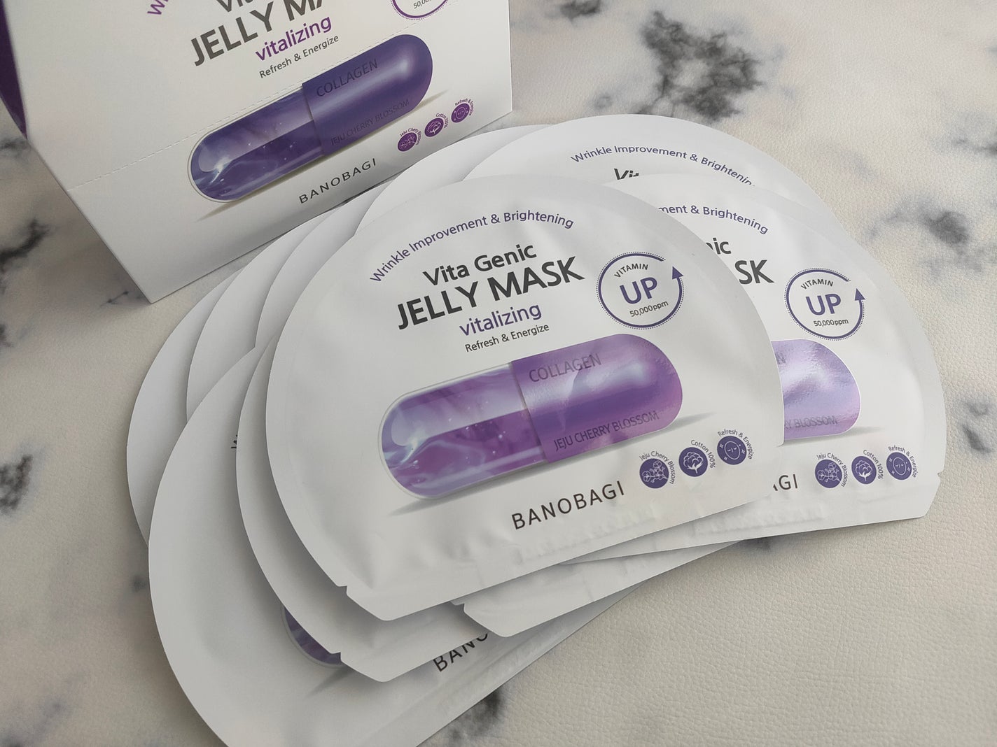 ビタ ジェニックゼリーマスク/BANOBAGI/シートマスク・パックを使ったクチコミ(2枚目)