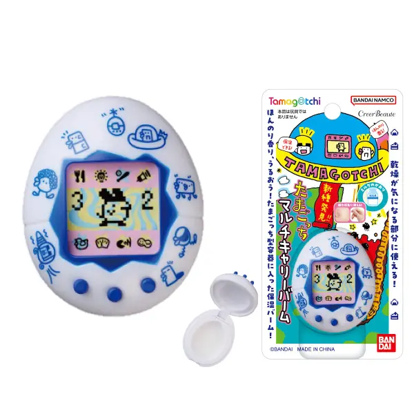 話題のたまごっちコスメからミニチュア容器に入った優しい香りの保湿バームが登場!の画像