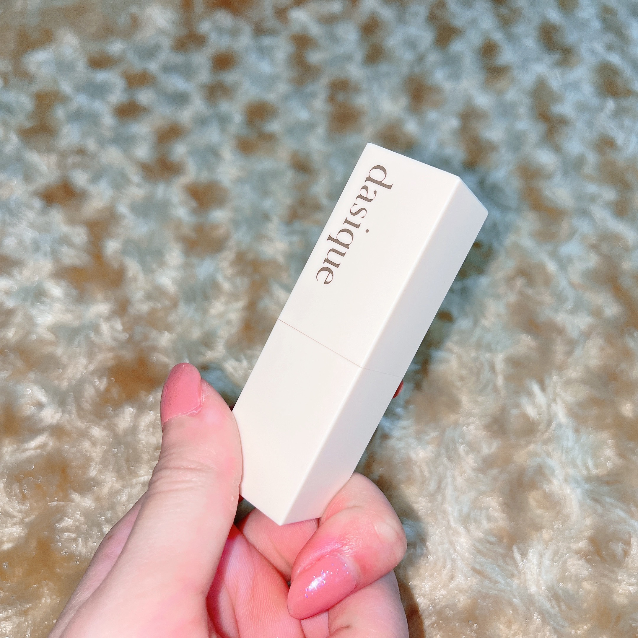 ソフトベルベット リップスティック 02 メープルラテ/dasique/口紅を使ったクチコミ（2枚目）