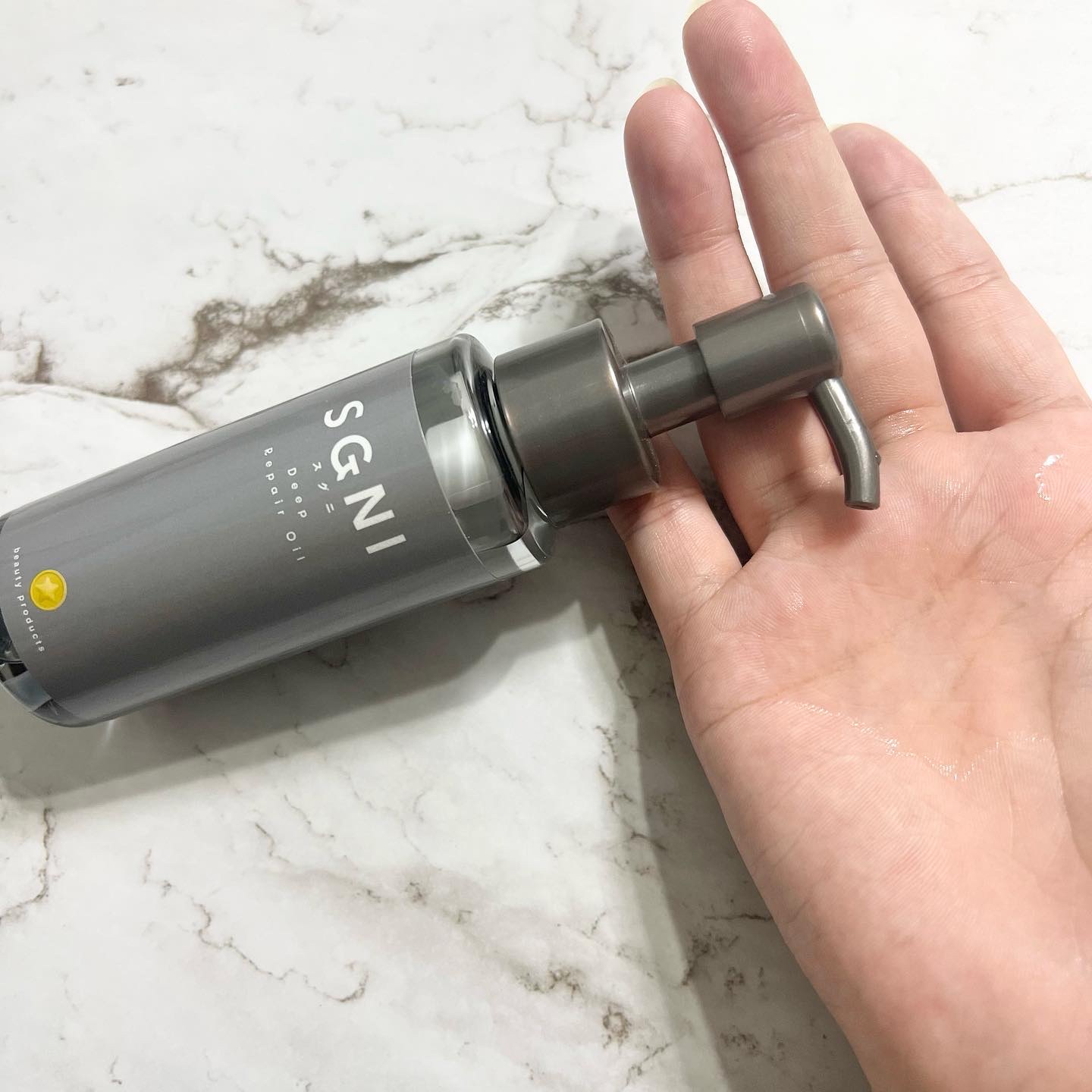 スグニ ディープリペアオイル/SGNI/ヘアオイルを使ったクチコミ（3枚目）