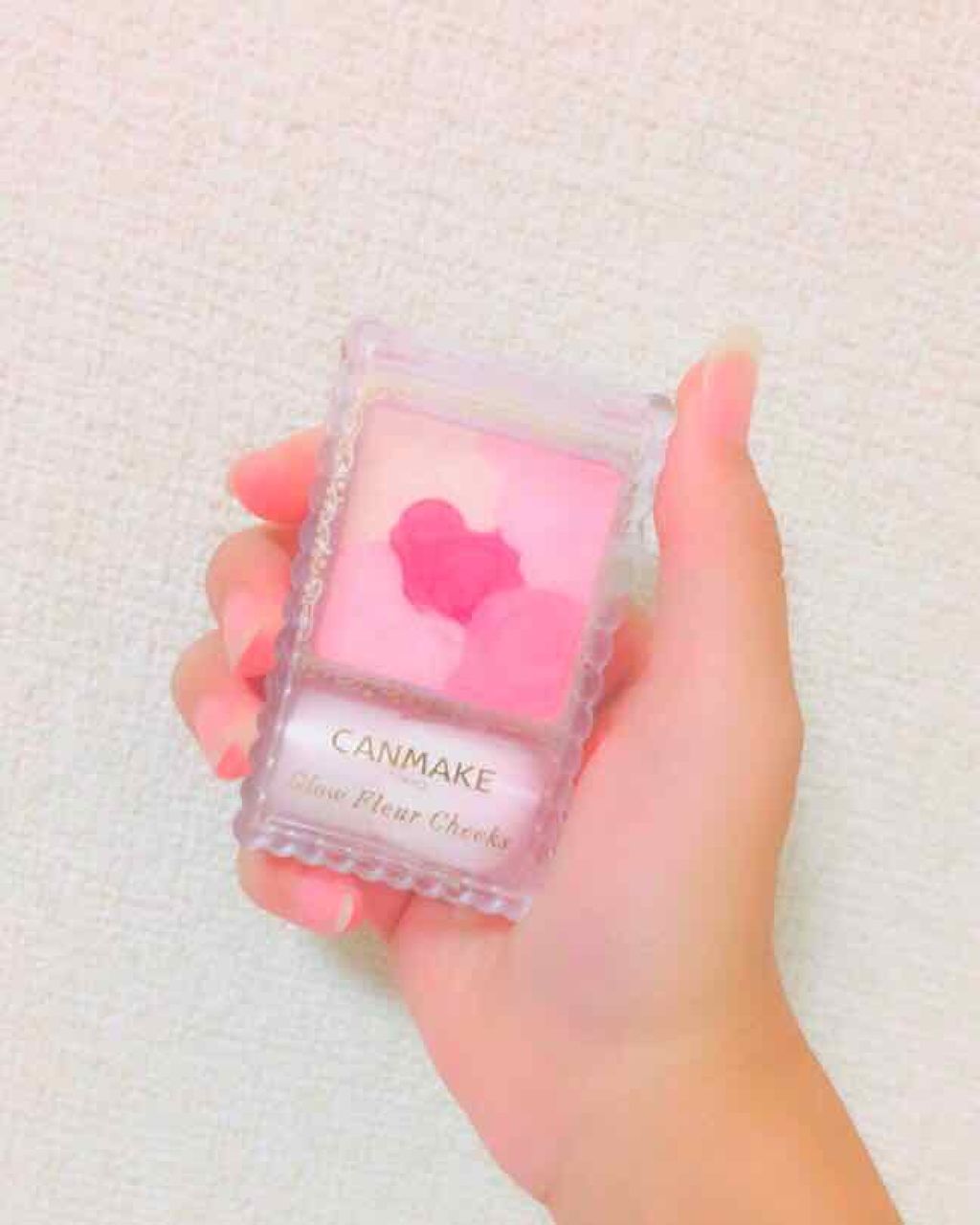 グロウフルールチークス/キャンメイク/パウダーチークを使ったクチコミ（1枚目）