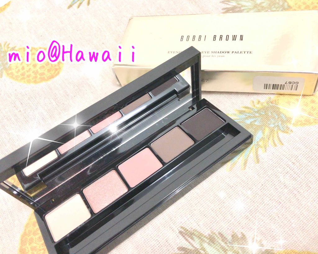 イブニンググロウアイシャドウパレット/BOBBI BROWN/アイシャドウパレットを使ったクチコミ（1枚目）