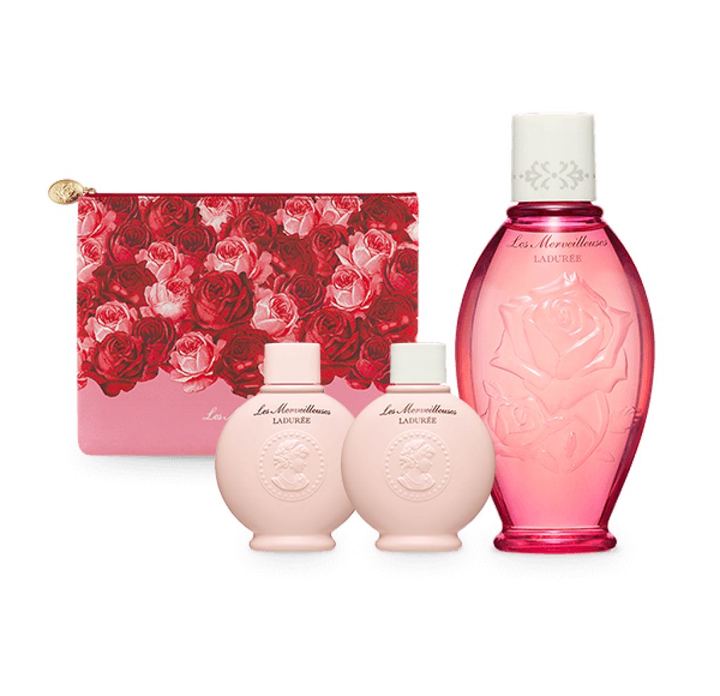 レ・メルヴェイユーズ ラデュレ ローズ ボディ ケア セット