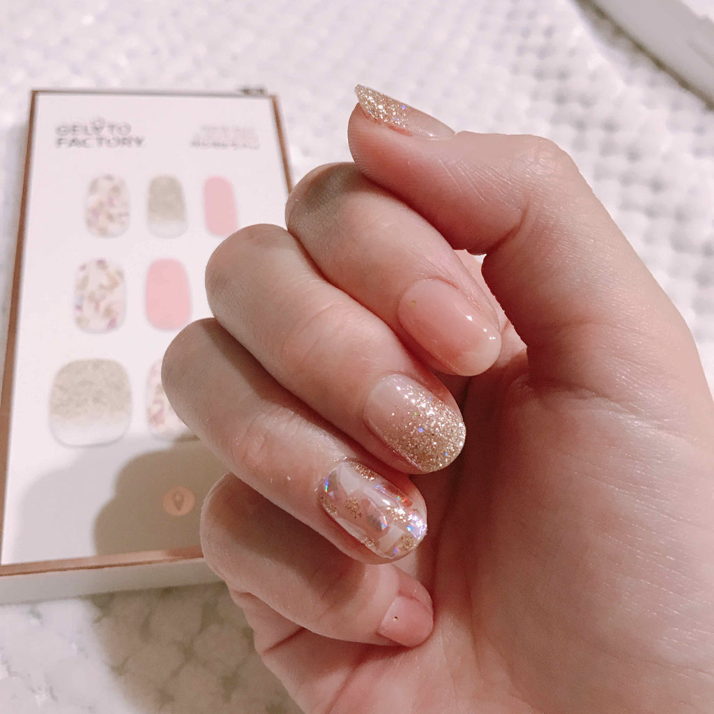 パーフェクトフィット ジェルネイルシール/GELATO FACTORY/ネイルシールを使ったクチコミ（1枚目）