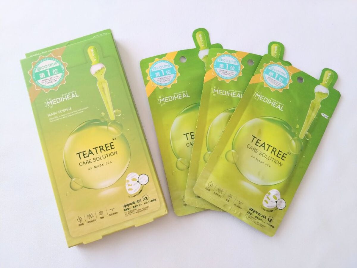 ティーツリーケアソリューション アンプルマスクJEX/MEDIHEAL/シートマスク・パックを使ったクチコミ(1枚目)