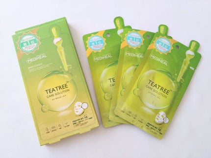 ティーツリーケアソリューション アンプルマスクJEX/MEDIHEAL/シートマスク・パックを使ったクチコミ(1枚目)