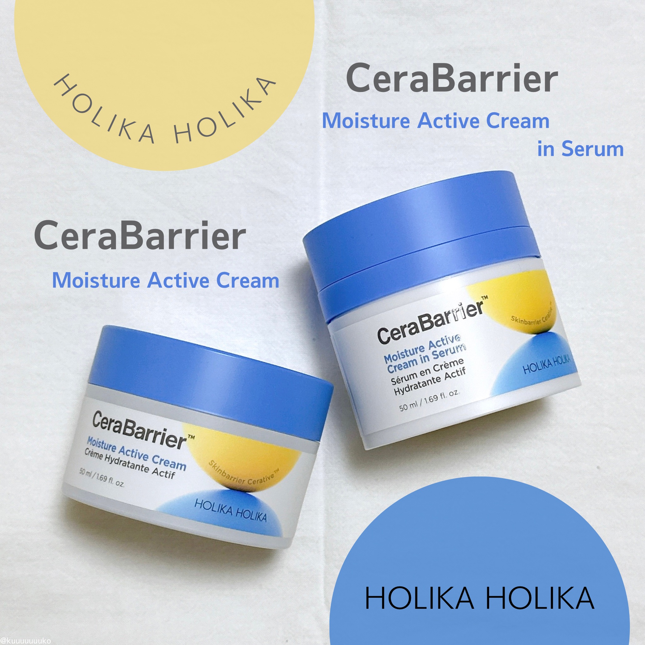 セラバリア　モイスチャーアクティブ　クリーム/HOLIKA HOLIKA/フェイスクリームを使ったクチコミ（1枚目）