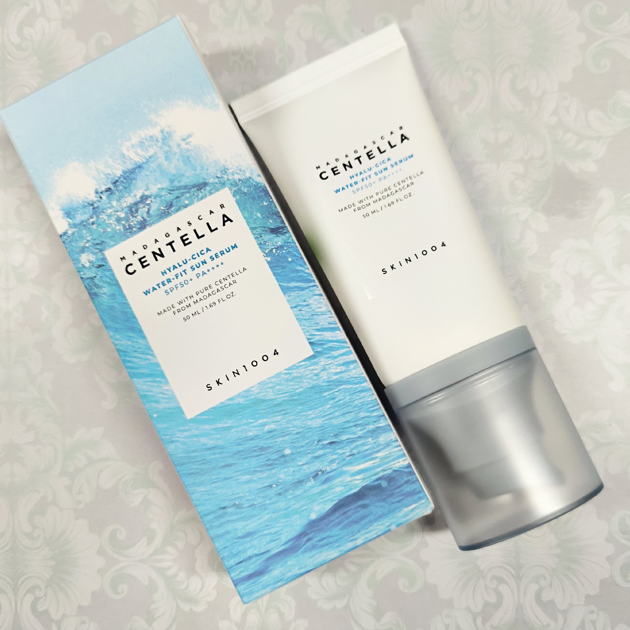 ヒアルーシカ ウォーターフィット サンセラム/SKIN1004/日焼け止めローションを使ったクチコミ（3枚目）