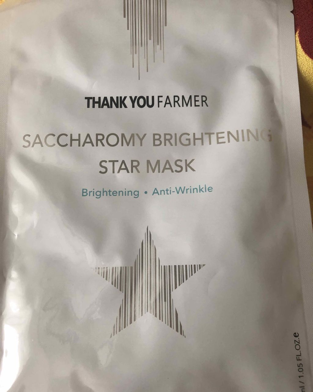 サッカロミー ブライトニング スター マスク/THANK YOU FARMER/シートマスク・パックを使ったクチコミ（1枚目）