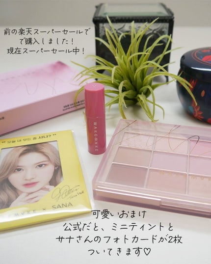 ソフトブラーリングアイパレット/wakemake/アイシャドウパレットを使ったクチコミ(4枚目)