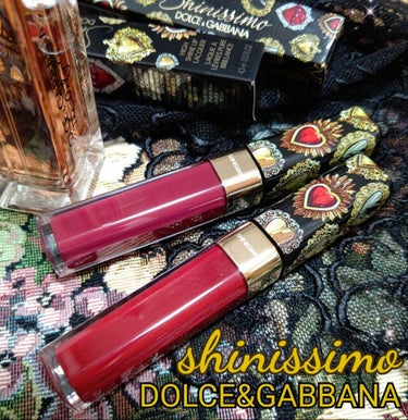 シャイニッシモ ハイシャインリップラッカー #630 DG LOVER/DOLCE&GABBANA BEAUTY/口紅を使ったクチコミ（1枚目）