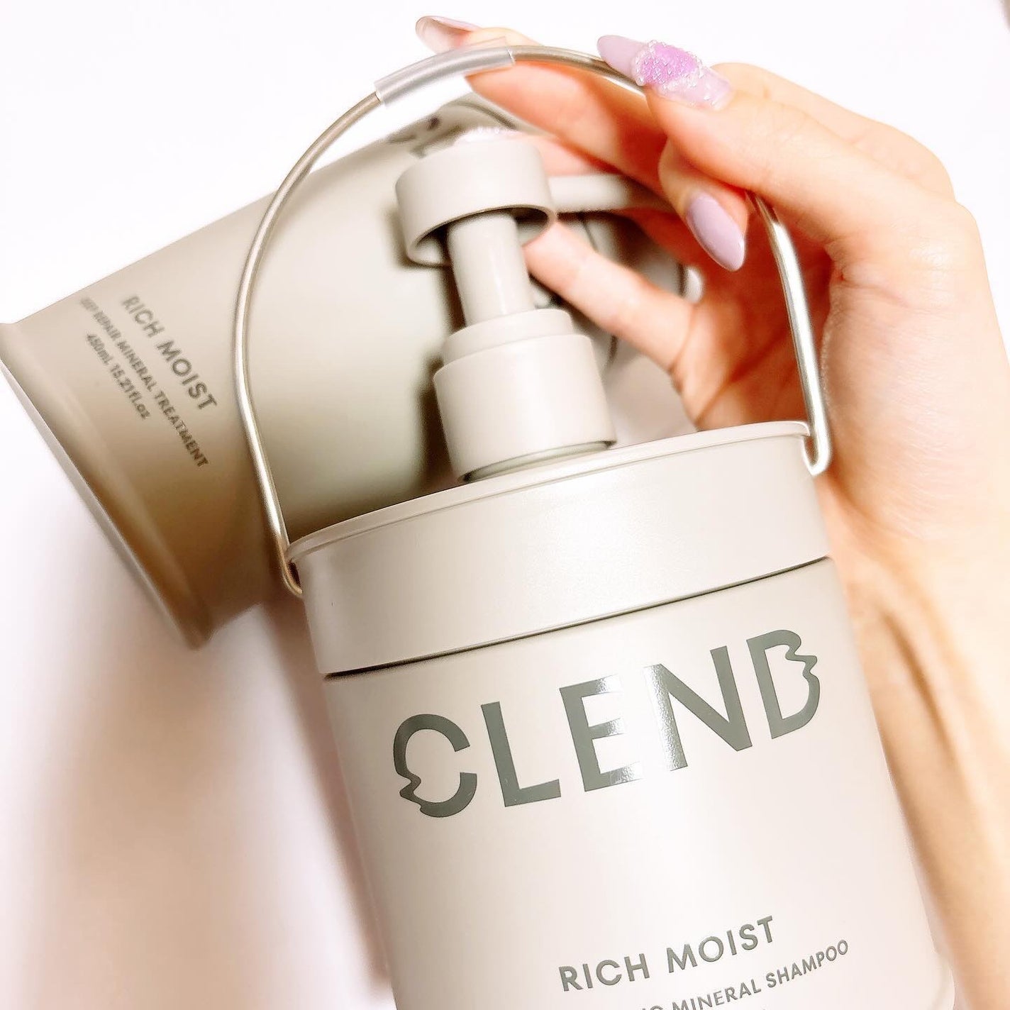 リッチモイスト ディープクレンジング ミネラル シャンプー/ディープリペア ミネラル トリートメント/CLEND/市販シャンプーを使ったクチコミ(2枚目)