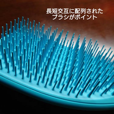 タングルティーザー ザ・アルティメットディタングラー ターコイズブルー/TANGLE TEEZER/ヘアブラシを使ったクチコミ（2枚目）