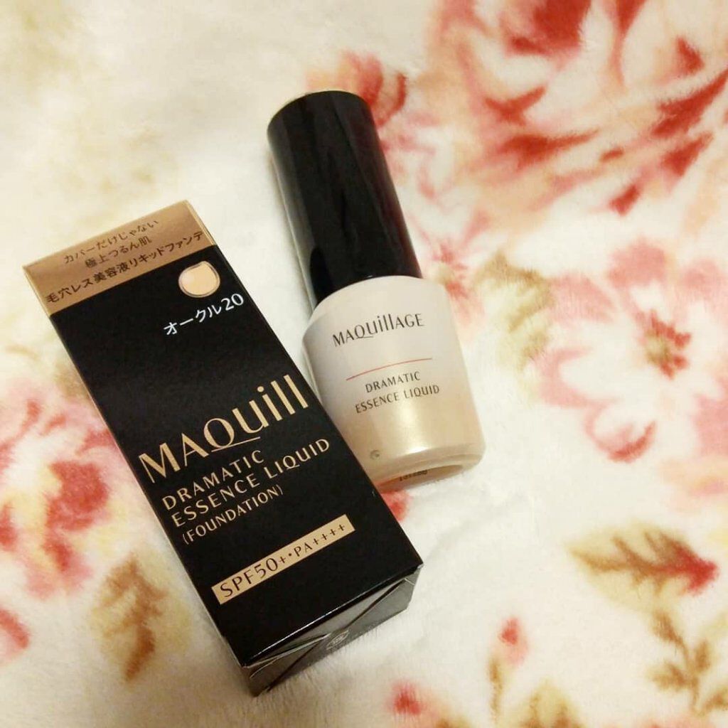 ドラマティックエッセンスリキッド/マキアージュ/リキッドファンデーションを使ったクチコミ（1枚目）