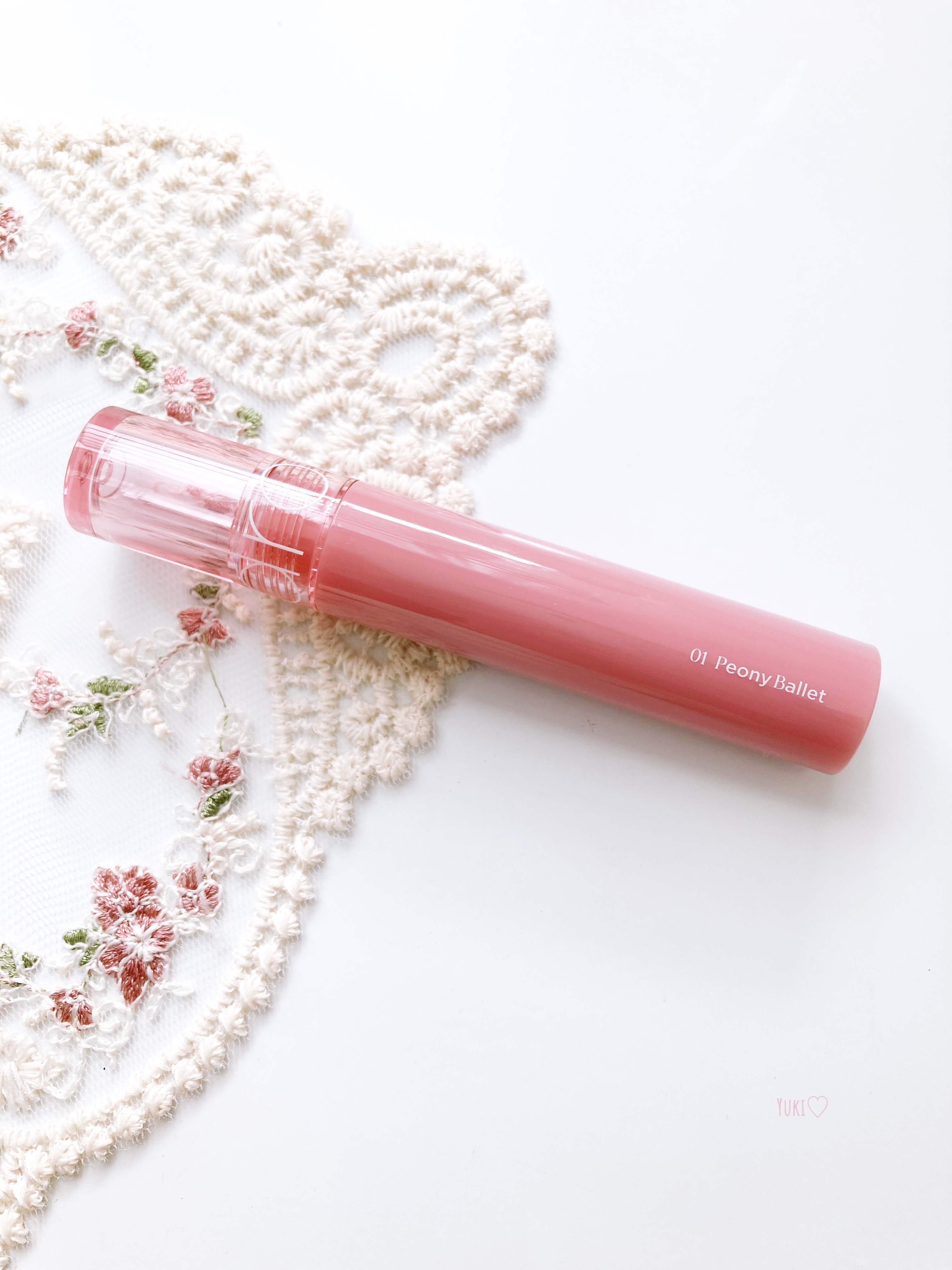 グラスティングカラーグロス/rom&nd/リップグロスを使ったクチコミ（1枚目）