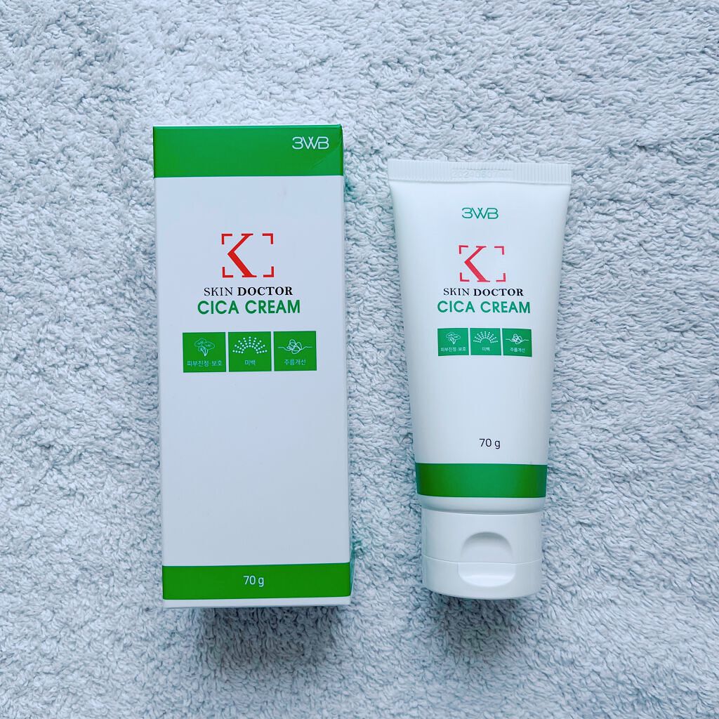 あっちゃん on LIPS 「#韓国スキンケア3WBKスキンドクターシカクリーム70g韓国で..」(1枚目)