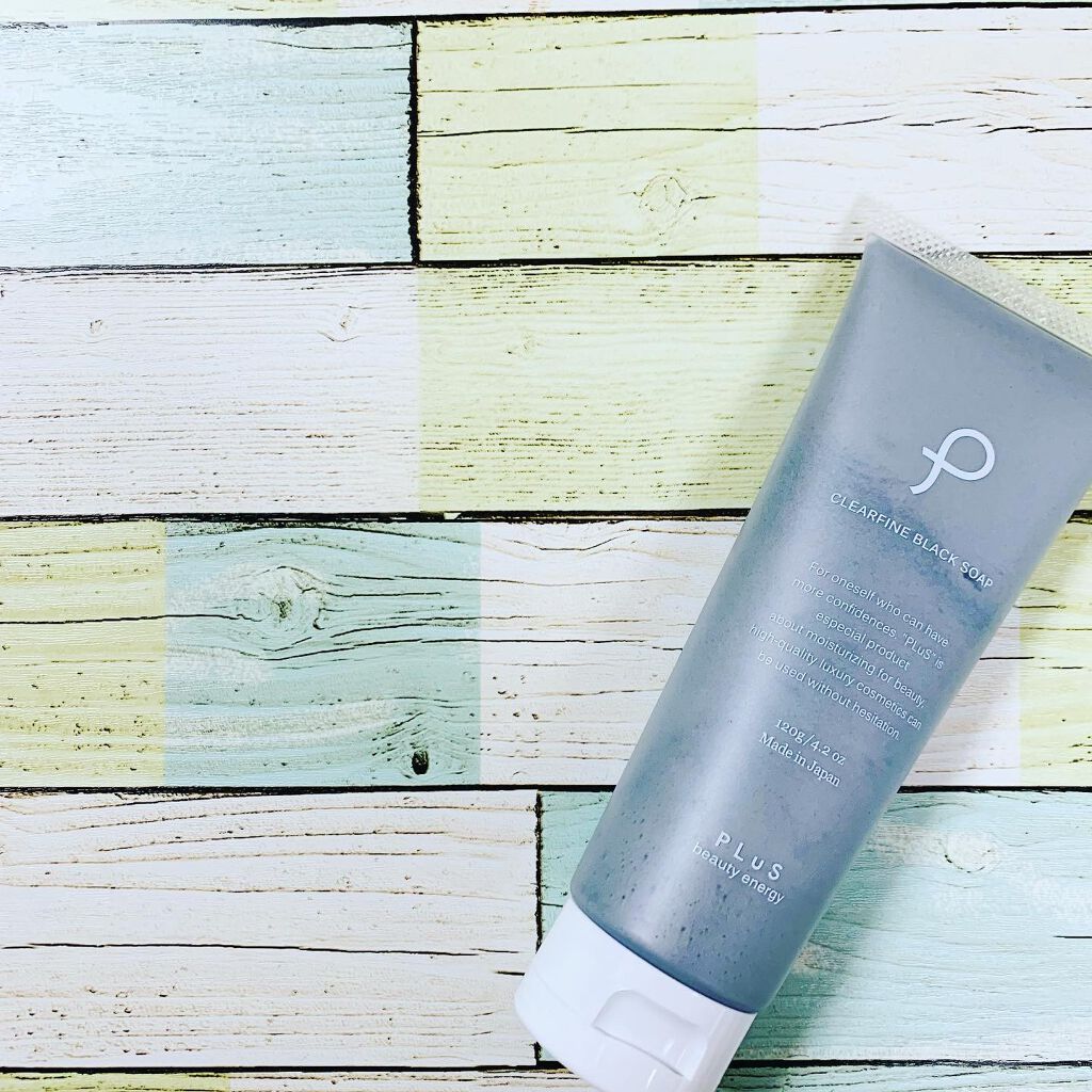 クリアファイン ブラック ソープ チューブタイプ/PLuS/洗顔フォームを使ったクチコミ（1枚目）