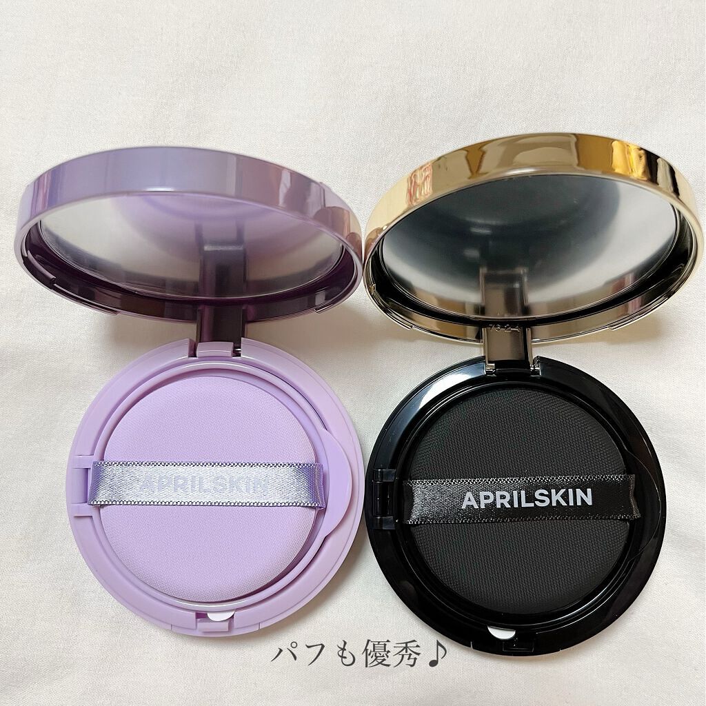 ウルトラスリムクッション＋レフィルセット/APRILSKIN/クッションファンデーションを使ったクチコミ（3枚目）
