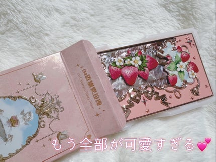 ストロベリーロココ アイシャドウパレット/FlowerKnows/アイシャドウパレットを使ったクチコミ(2枚目)