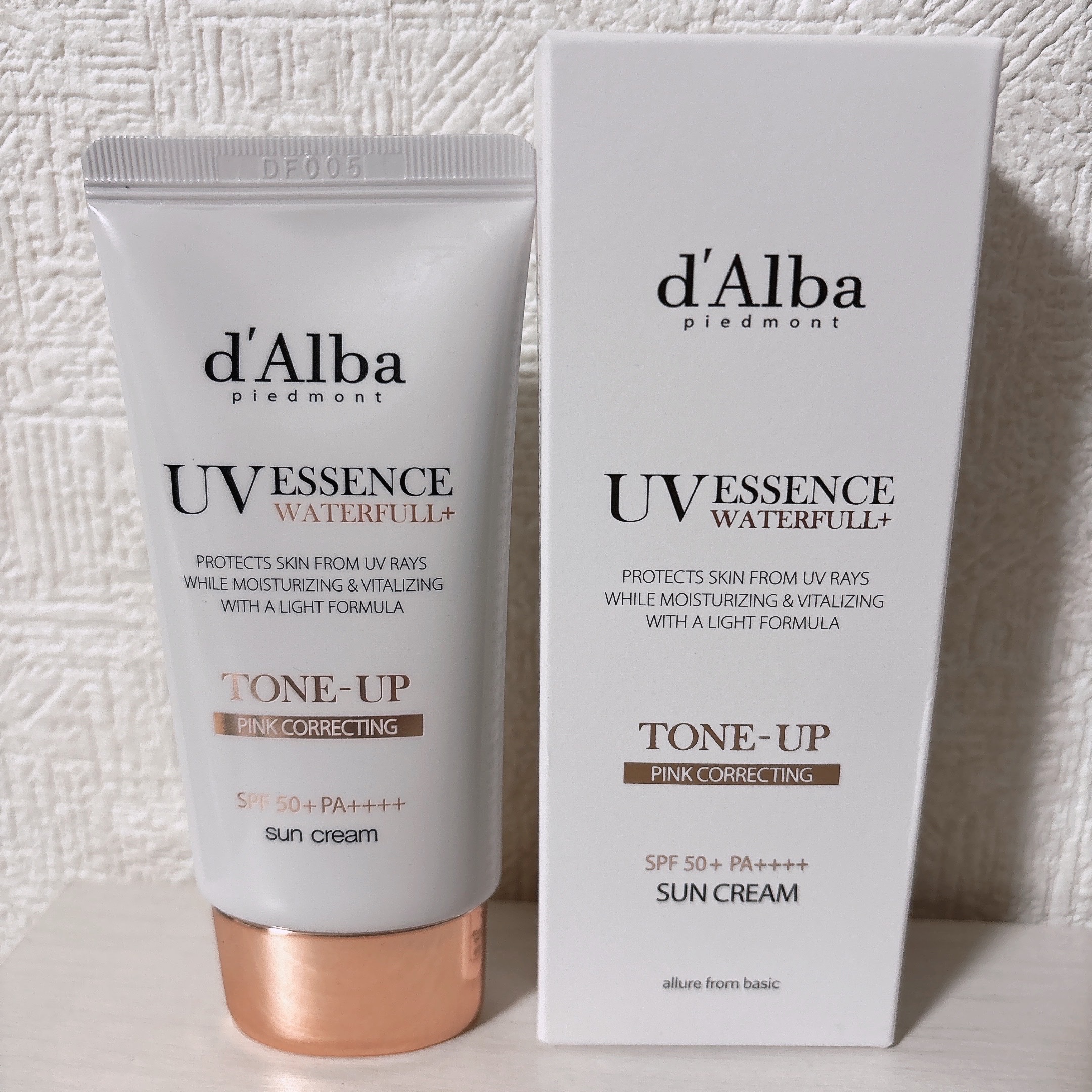 ウォータフルトーンアップサンクリーム/ダルバ/日焼け止めクリームを使ったクチコミ（1枚目）