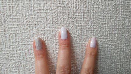 ネイルホリック パステルスノー/ネイルホリック/マニキュアを使ったクチコミ(4枚目)