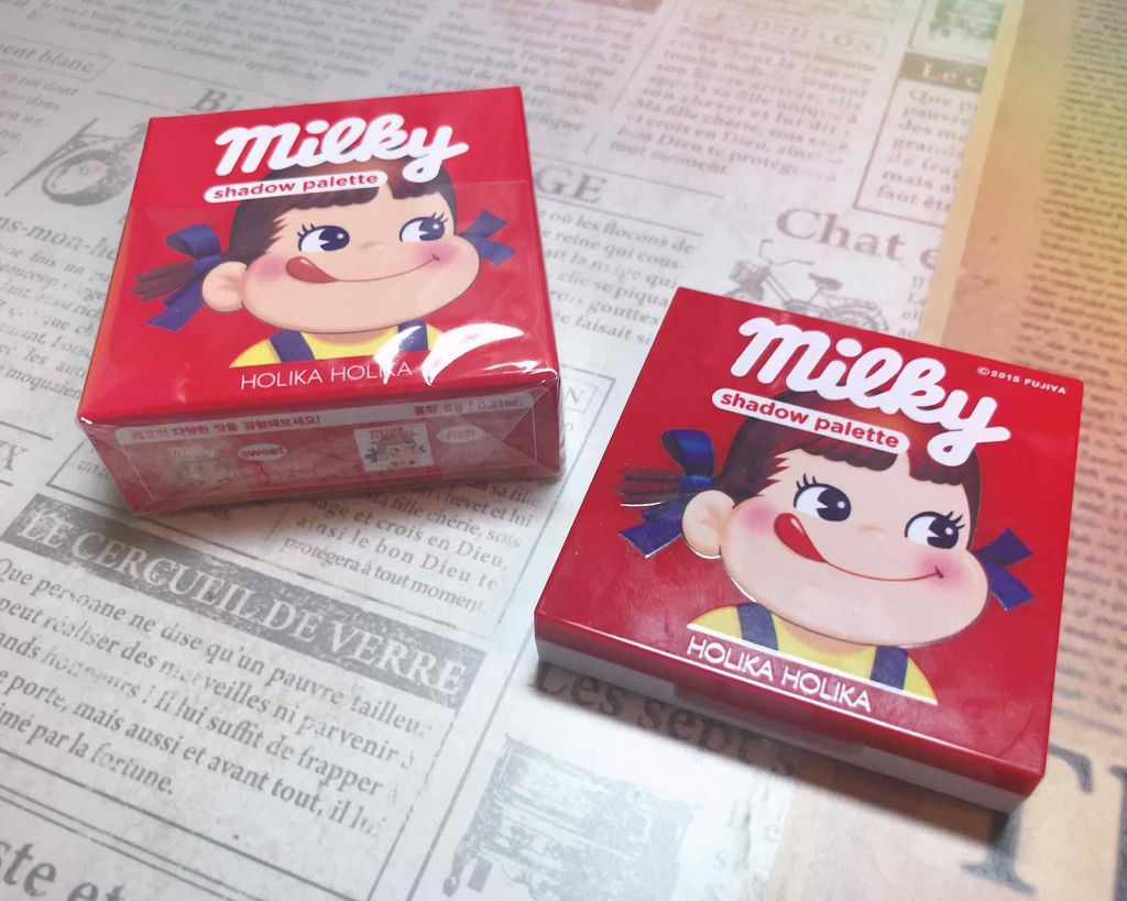 スイートペコエディション アイシャドウパレット/HOLIKA HOLIKA/アイシャドウパレットを使ったクチコミ（1枚目）