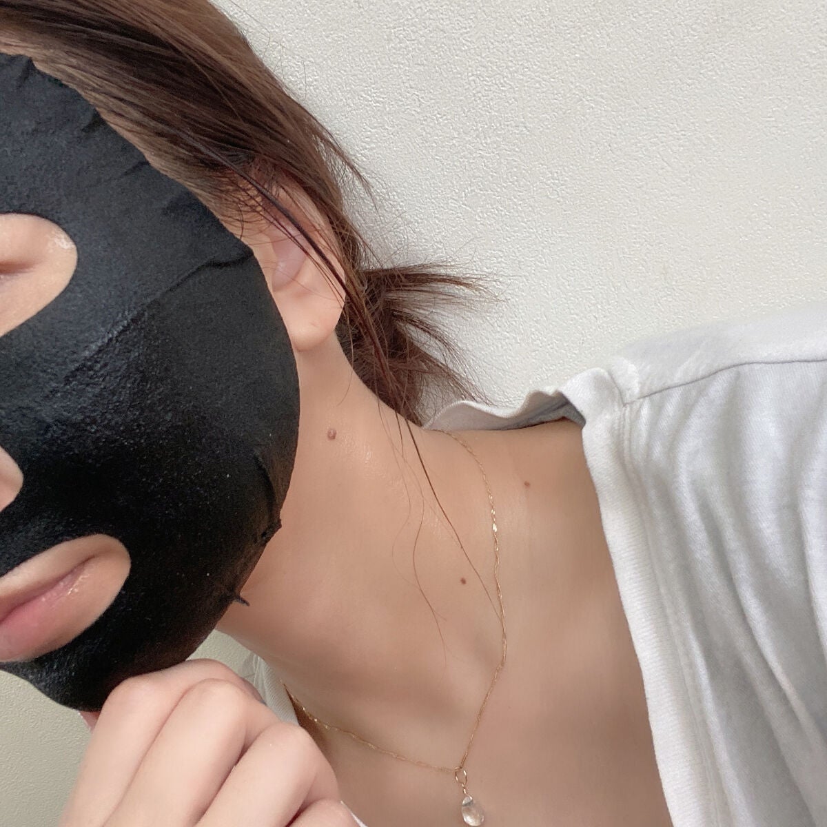 ピュアブラック アクアモイスチャー シートマスク/ALFACE+/シートマスク・パックを使ったクチコミ(3枚目)