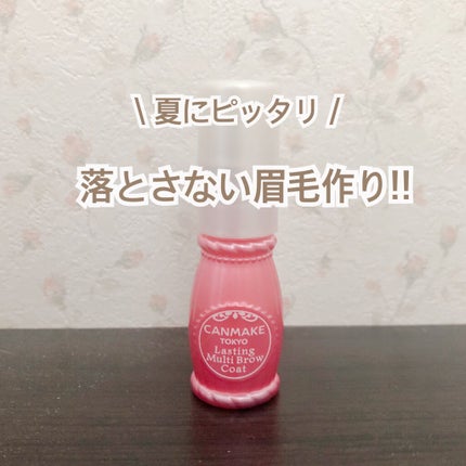 ラスティングマルチブロウコート/キャンメイク/アイブロウコートを使ったクチコミ(1枚目)