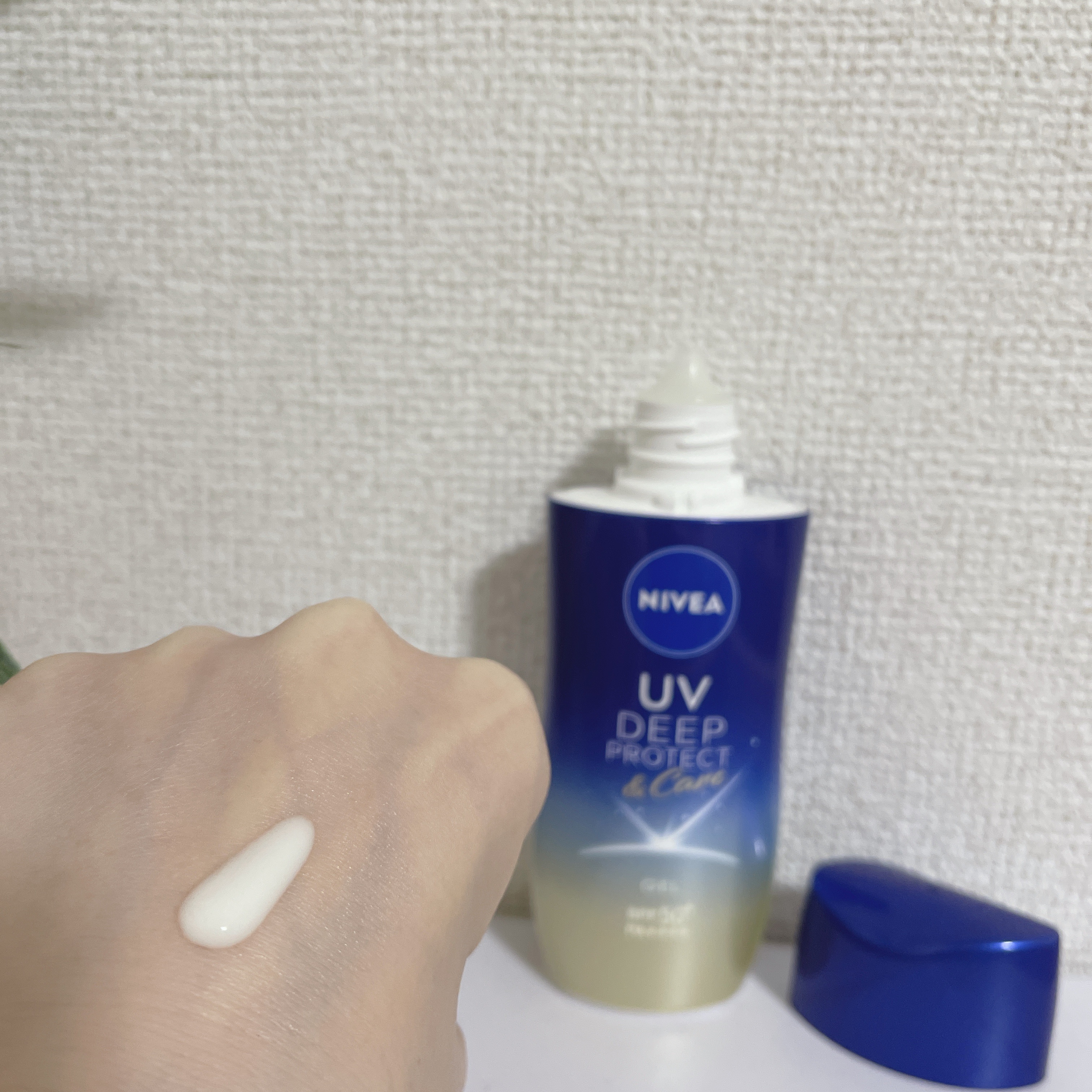 ニベアUV ディープ プロテクト＆ケア ジェル/ニベア/日焼け止めジェルを使ったクチコミ（2枚目）