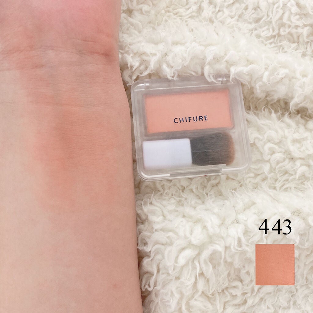 パウダー チーク/ちふれ/パウダーチークを使ったクチコミ(3枚目)