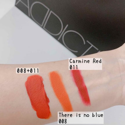 アディクション ザ マット リップ リキッド 008 There is no Blue/ADDICTION/口紅を使ったクチコミ(3枚目)