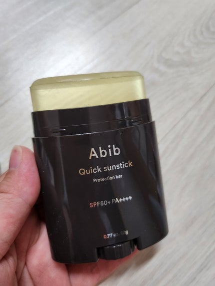 クイック サンスティック プロテクションバー/Abib /日焼け止めスティックを使ったクチコミ(2枚目)