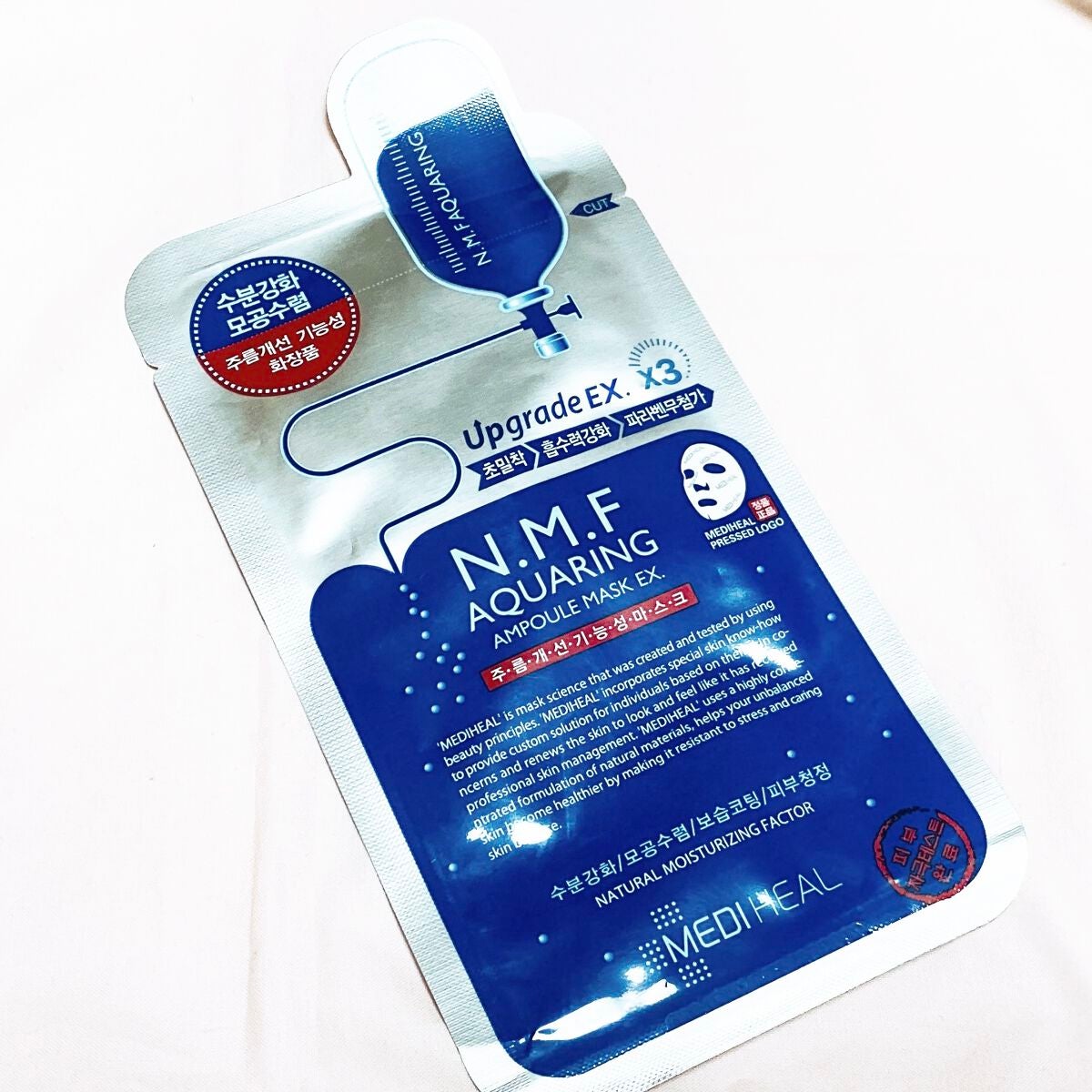 N.M.FアクアアンプルマスクJEX/MEDIHEAL/シートマスク・パックを使ったクチコミ(1枚目)