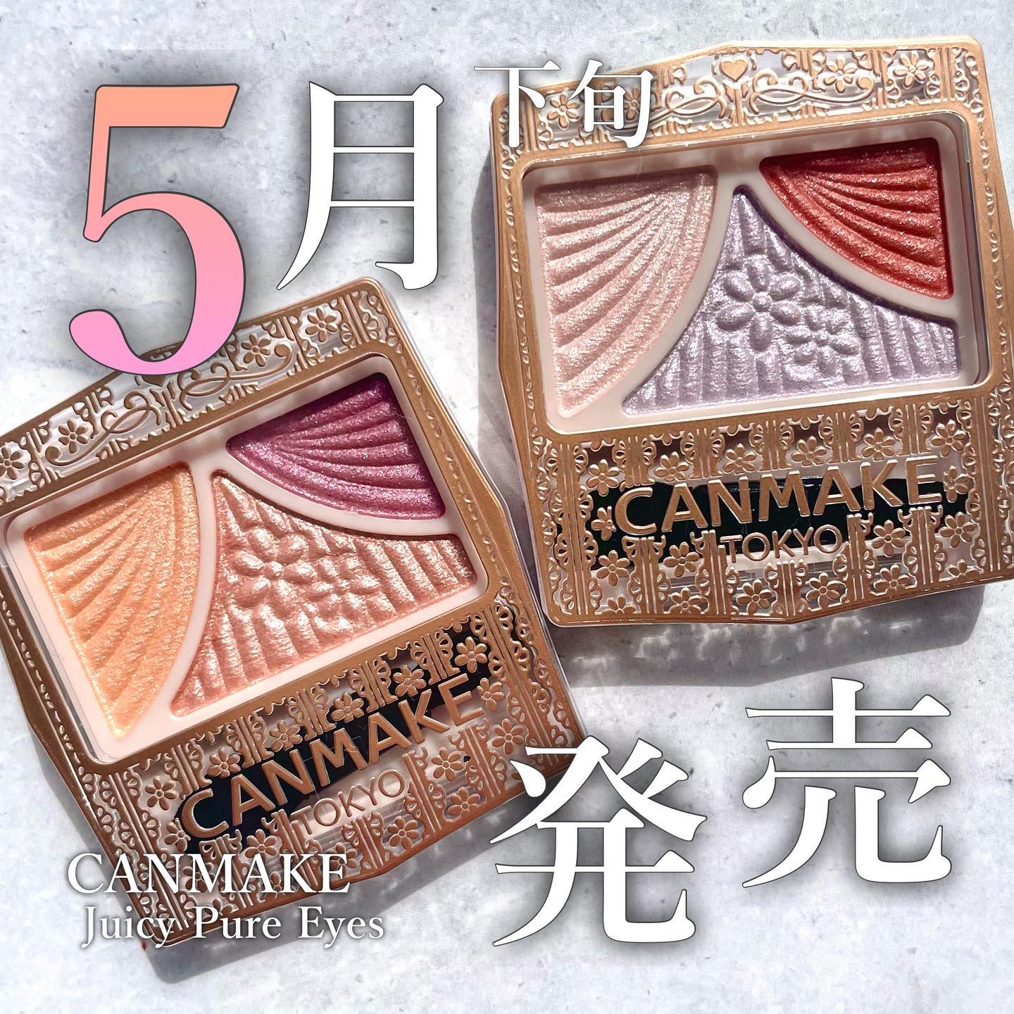 ジューシーピュアアイズ/キャンメイク/アイシャドウパレットを使ったクチコミ（1枚目）